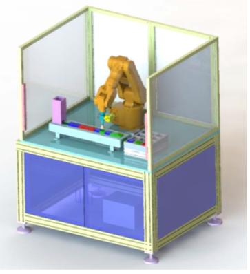 機(jī)器人搬運(yùn)碼垛工作站