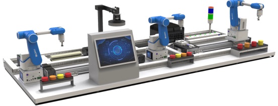 桌面式智能制造實(shí)訓(xùn)生產(chǎn)線